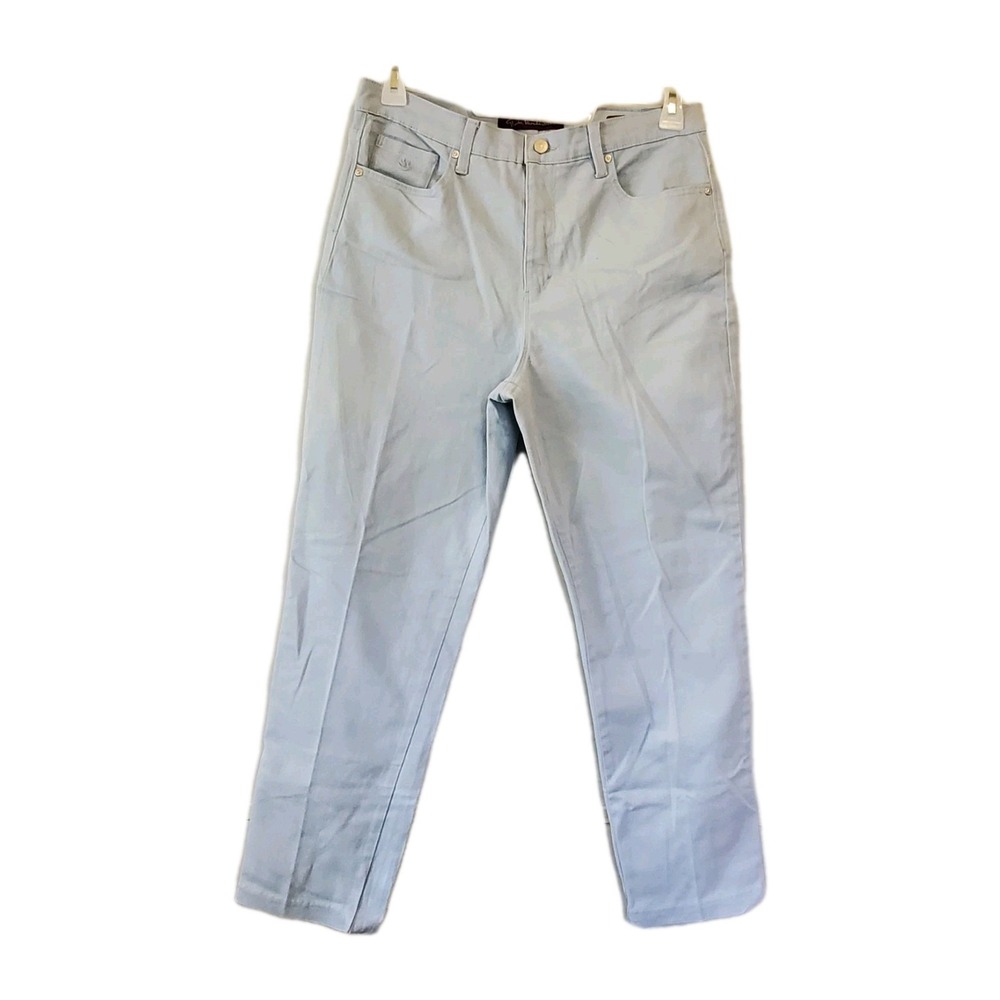 Gloria Vandervilt Amanda Jeans Womens Size 12 Missy Lt. Blue Straight Leg